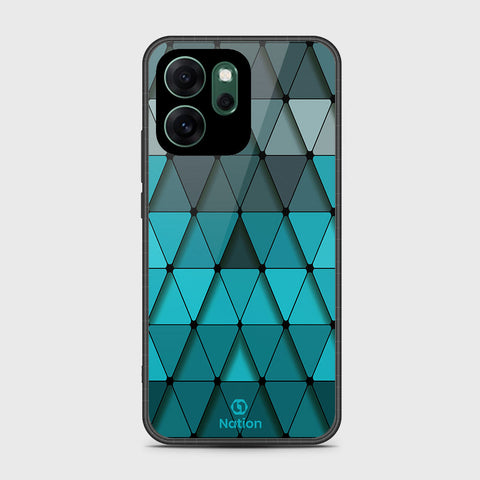 Oppo Reno 14F - Onation Pyramid Series - HQ Ultra Shine Premium Infinity Glass Soft Silicon Borders Case