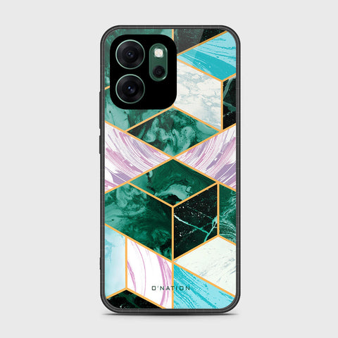 Oppo Reno 14F - O'Nation Shades of Marble Series - HQ Ultra Shine Premium Infinity Glass Soft Silicon Borders Case
