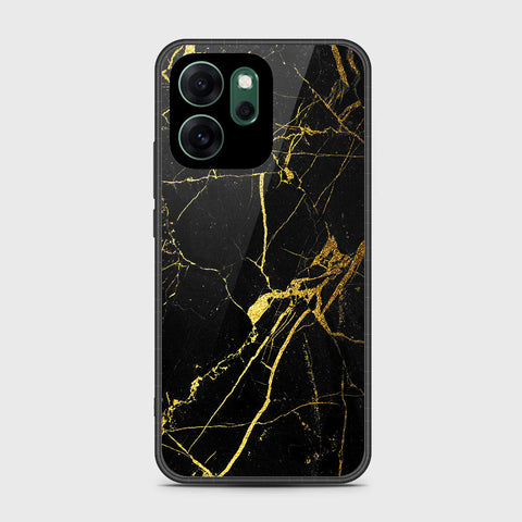 Oppo Reno 14F - Black Marble Series - HQ Ultra Shine Premium Infinity Glass Soft Silicon Borders Case