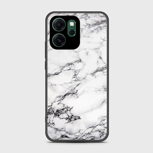 Oppo Reno 14F - White Marble Series - HQ Ultra Shine Premium Infinity Glass Soft Silicon Borders Case