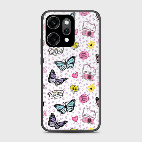 Oppo Reno 14 Pro - Vanilla Dream Series - HQ Ultra Shine Premium Infinity Glass Soft Silicon Borders Case