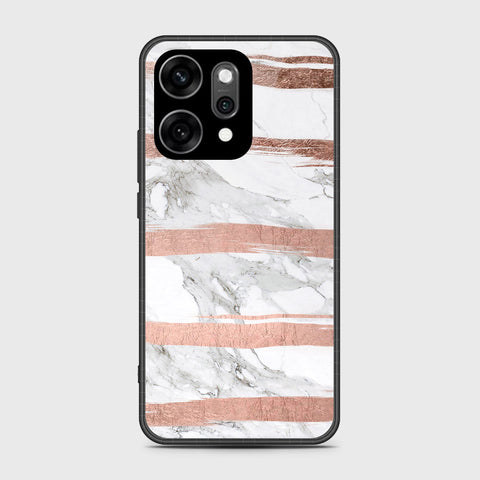 Oppo Reno 14 Pro - White Marble Series - HQ Ultra Shine Premium Infinity Glass Soft Silicon Borders Case