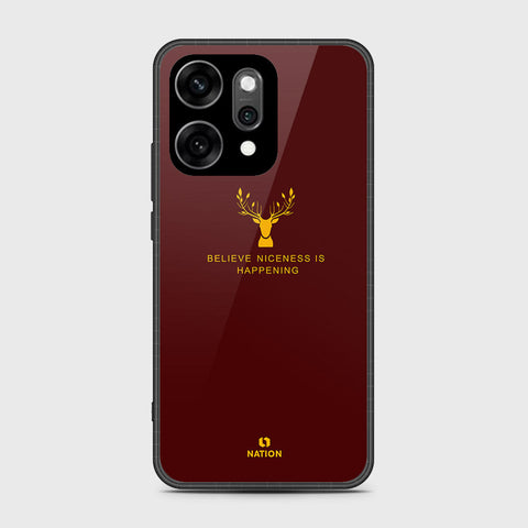 Oppo Reno 14 Pro - Nice Series - HQ Ultra Shine Premium Infinity Glass Soft Silicon Borders Case
