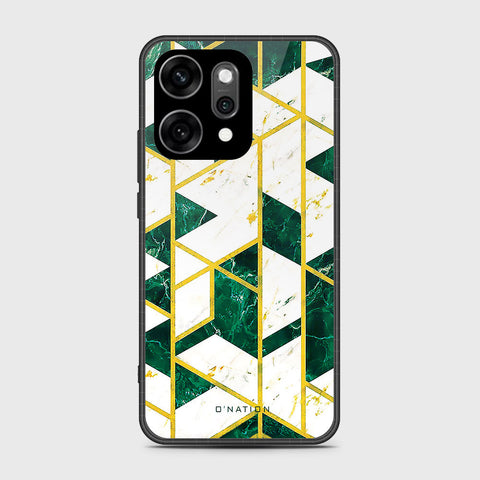 Oppo Reno 14 Pro - O'Nation Shades of Marble Series - HQ Ultra Shine Premium Infinity Glass Soft Silicon Borders Case