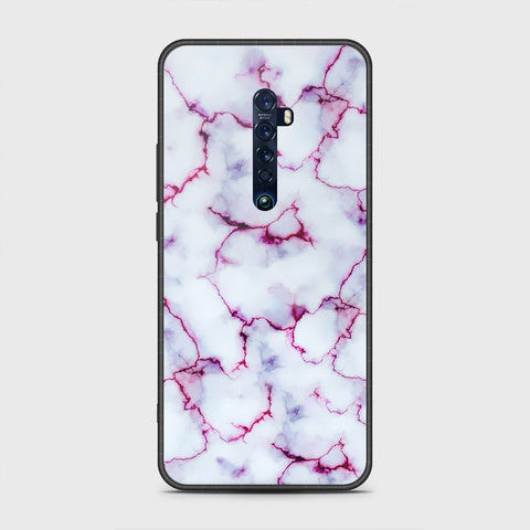 Oppo Reno 2 - White Marble Series - HQ Premium Shine Durable Shatterproof Case