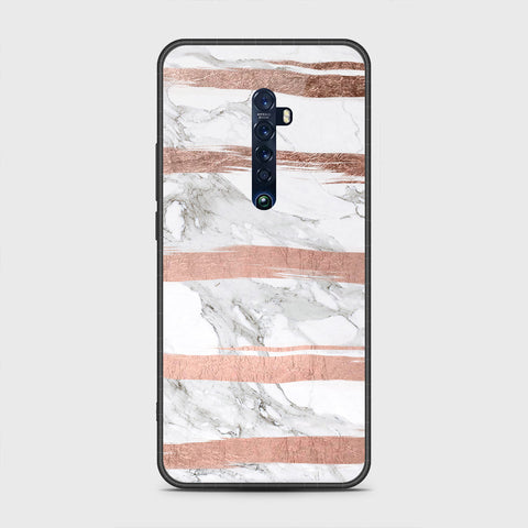 Oppo Reno 2 - White Marble Series - HQ Premium Shine Durable Shatterproof Case