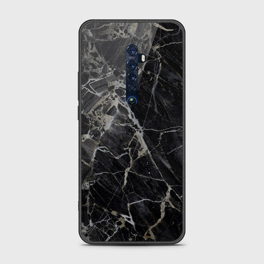 Vivo Y04- Black Marble Series - HQ Premium Shine Durable Shatterproof Case
