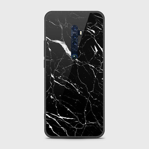 Vivo Y04- Black Marble Series - HQ Premium Shine Durable Shatterproof Case