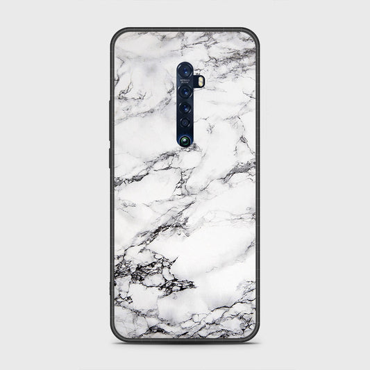 Oppo Reno 2 - White Marble Series - HQ Premium Shine Durable Shatterproof Case
