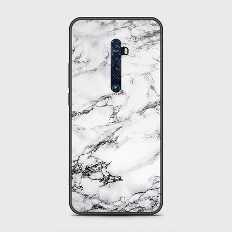 Oppo Reno 2 - White Marble Series - HQ Premium Shine Durable Shatterproof Case