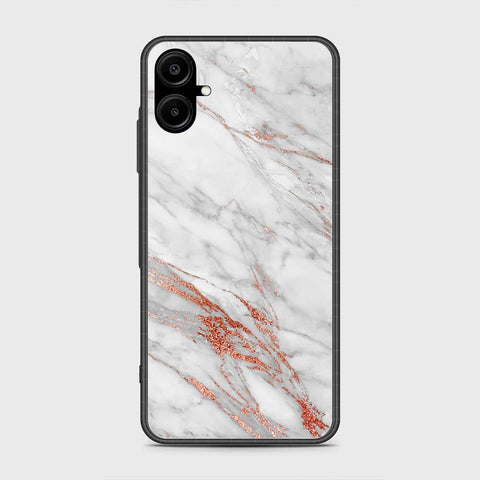 Samsung Galaxy A06 Cover- White Marble Series - HQ Premium Shine Durable Shatterproof Case