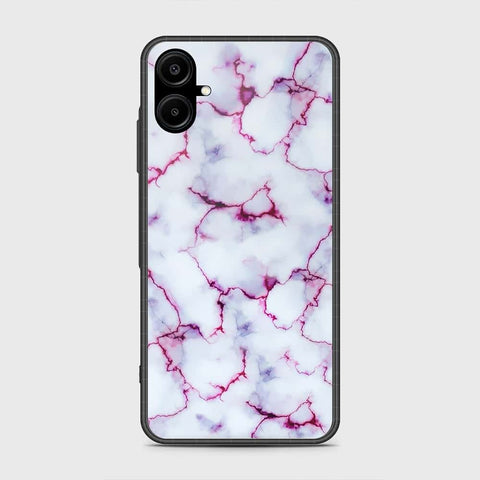 Samsung Galaxy A06 Cover- White Marble Series - HQ Premium Shine Durable Shatterproof Case
