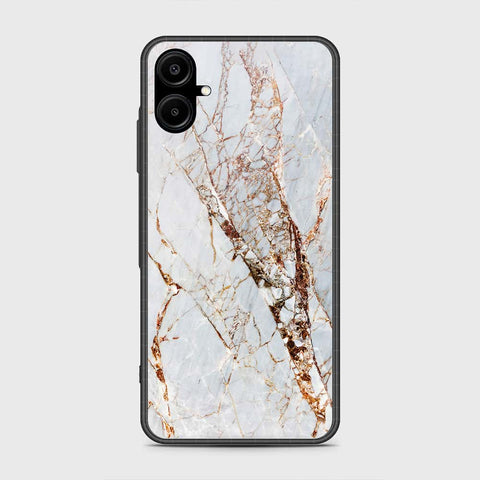 Samsung Galaxy A06 Cover- White Marble Series - HQ Premium Shine Durable Shatterproof Case