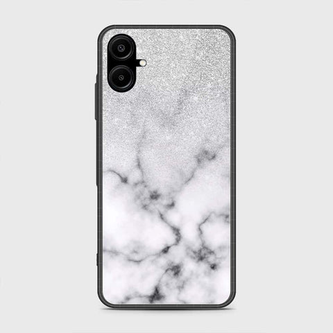 Samsung Galaxy A06 Cover- White Marble Series - HQ Premium Shine Durable Shatterproof Case