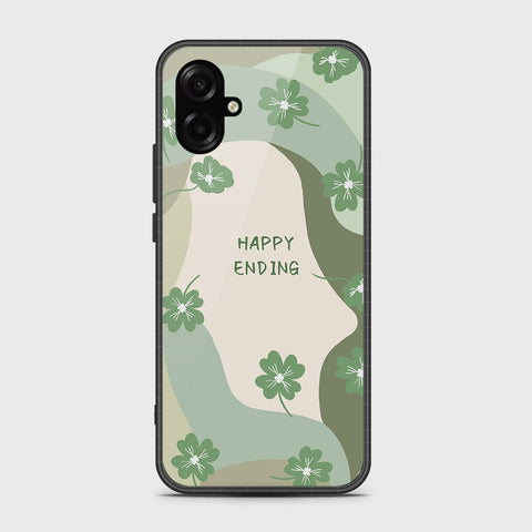 Samsung Galaxy A07 4G - Happy Series - HQ Ultra Shine Premium Infinity Glass Soft Silicon Borders Case