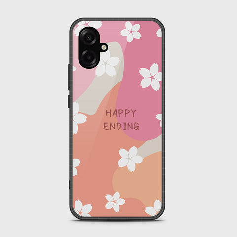 Samsung Galaxy M07 - Happy Series - HQ Ultra Shine Premium Infinity Glass Soft Silicon Borders Case