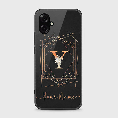 Samsung Galaxy M07 - Personalized Alphabet Series - HQ Ultra Shine Premium Infinity Glass Soft Silicon Borders Case