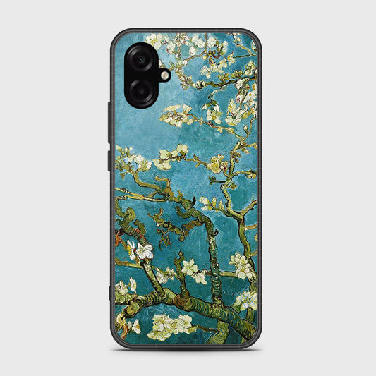 Samsung Galaxy A07 4G - Floral Series 2 - HQ Ultra Shine Premium Infinity Glass Soft Silicon Borders Case