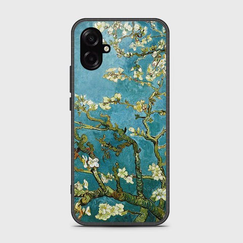Samsung Galaxy A07 4G - Floral Series 2 - HQ Ultra Shine Premium Infinity Glass Soft Silicon Borders Case
