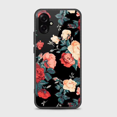 Samsung Galaxy A07 4G - Floral Series 2 - HQ Ultra Shine Premium Infinity Glass Soft Silicon Borders Case