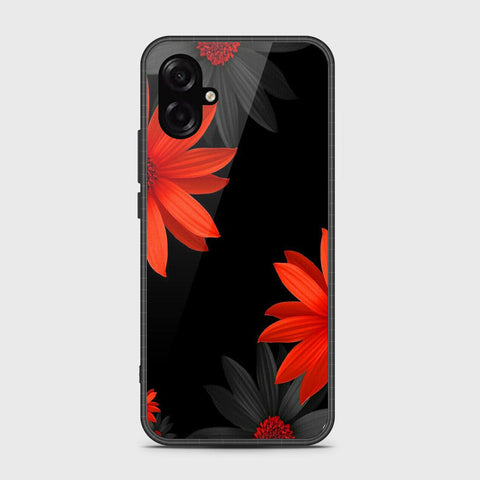 Samsung Galaxy F07 - Floral Series 2 - HQ Ultra Shine Premium Infinity Glass Soft Silicon Borders Case