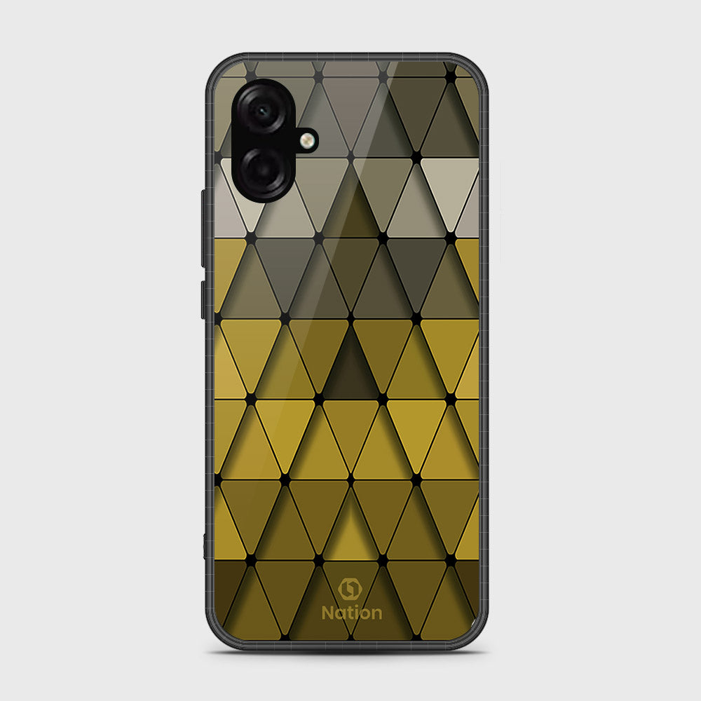 Samsung Galaxy A07 4G - Onation Pyramid Series - HQ Ultra Shine Premium Infinity Glass Soft Silicon Borders Case