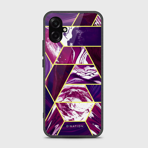 Samsung Galaxy M07 - O'Nation Shades of Marble Series - HQ Ultra Shine Premium Infinity Glass Soft Silicon Borders Case