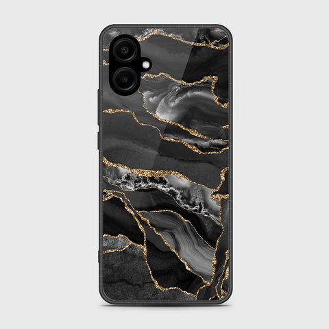 Samsung Galaxy F06 5G - Black Marble Series - HQ Premium Shine Durable Shatterproof Case
