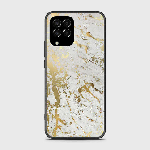 Samsung Galaxy M33 - White Marble Series - HQ Premium Shine Durable Shatterproof Case