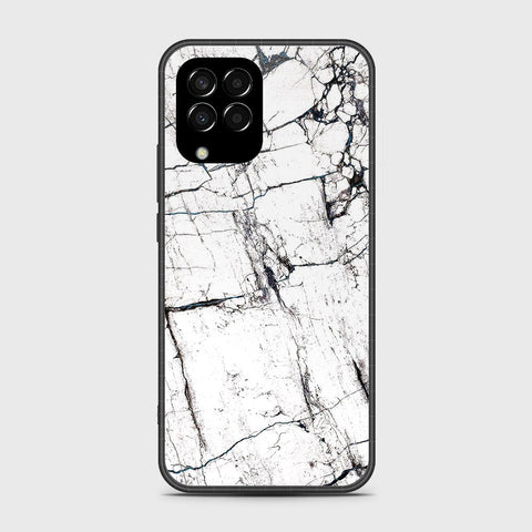 Samsung Galaxy M33 - White Marble Series 2 - HQ Premium Shine Durable Shatterproof Case