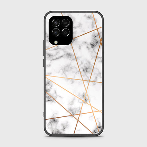 Samsung Galaxy M33 - White Marble Series 2 - HQ Premium Shine Durable Shatterproof Case