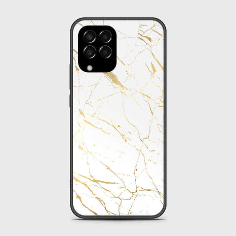 Samsung Galaxy M33 - White Marble Series 2 - HQ Premium Shine Durable Shatterproof Case