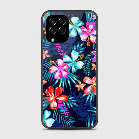 Samsung Galaxy M33 - Floral Series - HQ Premium Shine Durable Shatterproof Case