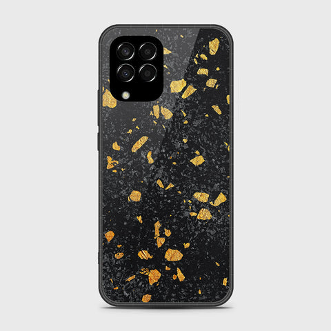 Samsung Galaxy M33 - Black Marble Series - HQ Premium Shine Durable Shatterproof Case