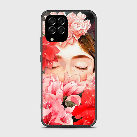 Samsung Galaxy M33 - Floral Series - HQ Premium Shine Durable Shatterproof Case