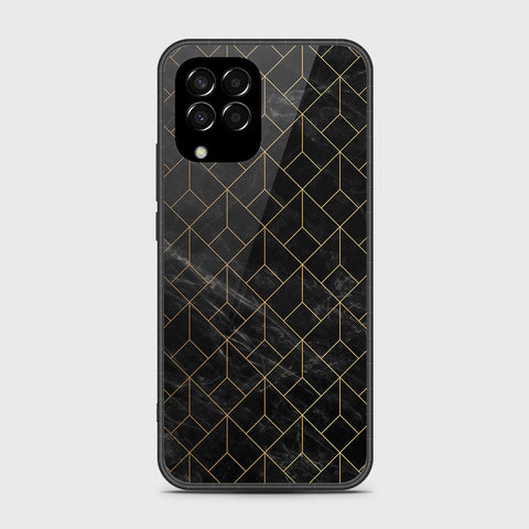 Samsung Galaxy M33 - Black Marble Series - HQ Premium Shine Durable Shatterproof Case