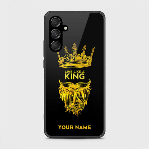 Samsung Galaxy A37 - Gold Series - HQ Ultra Shine Premium Infinity Glass Soft Silicon Borders Case