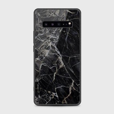 Samsung Galaxy S10 5G - Black Marble Series - HQ Premium Shine Durable Shatterproof Case