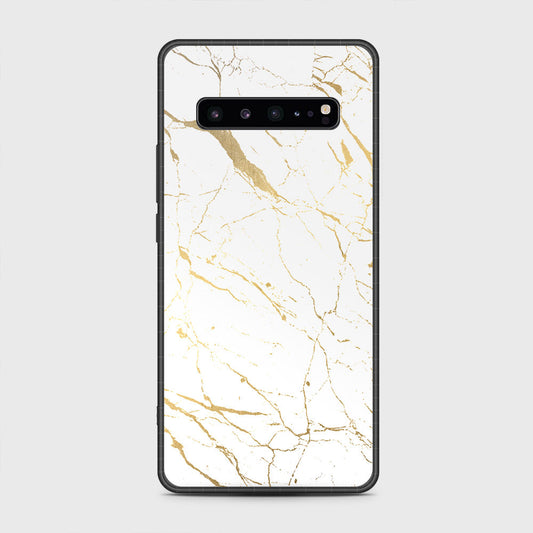 Samsung Galaxy S10 5G - White Marble Series 2 - HQ Premium Shine Durable Shatterproof Case (Fast Delivery)(AS)