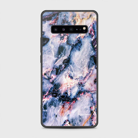 Samsung Galaxy S10 5G - White Marble Series 2 - HQ Premium Shine Durable Shatterproof Case