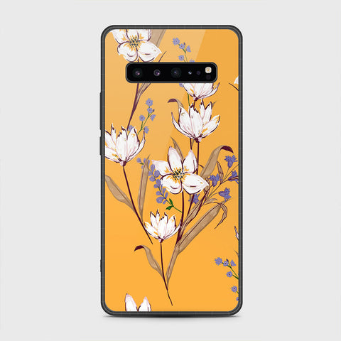 Samsung Galaxy S10 5G - Floral Series - HQ Premium Shine Durable Shatterproof Case
