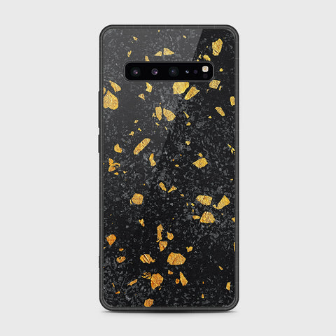 Samsung Galaxy S10 5G - Black Marble Series - HQ Premium Shine Durable Shatterproof Case