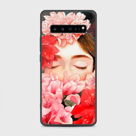 Samsung Galaxy S10 5G - Floral Series - HQ Premium Shine Durable Shatterproof Case