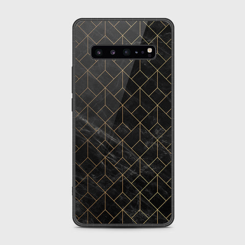 Samsung Galaxy S10 5G - Black Marble Series - HQ Premium Shine Durable Shatterproof Case