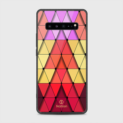Samsung Galaxy S10 5G - Onation Pyramid Series - HQ Premium Shine Durable Shatterproof Case