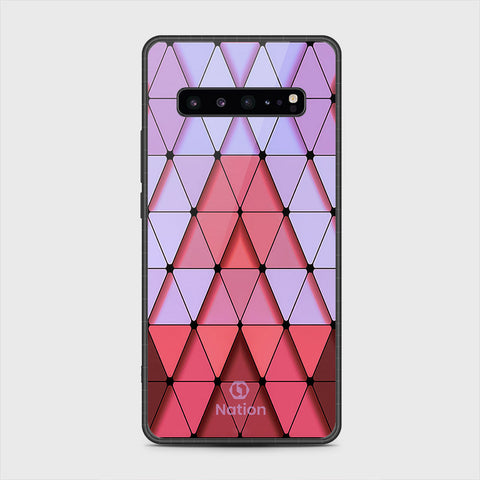 Samsung Galaxy S10 5G - Onation Pyramid Series - HQ Premium Shine Durable Shatterproof Case