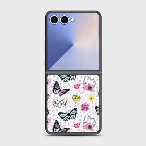 Samsung Galaxy Z Flip 7 - Vanilla Dream Series - HQ Premium Shine Durable Shatterproof Case