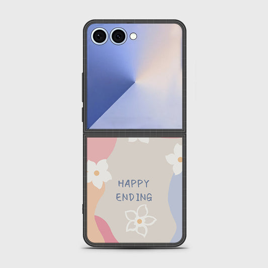 Samsung Galaxy Z Flip 7 - Happy Series - HQ Premium Shine Durable Shatterproof Case