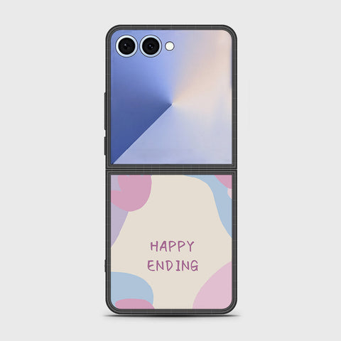 Samsung Galaxy Z Flip 7 - Happy Series - HQ Premium Shine Durable Shatterproof Case
