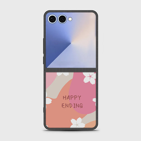 Samsung Galaxy Z Flip 7 - Happy Series - HQ Premium Shine Durable Shatterproof Case